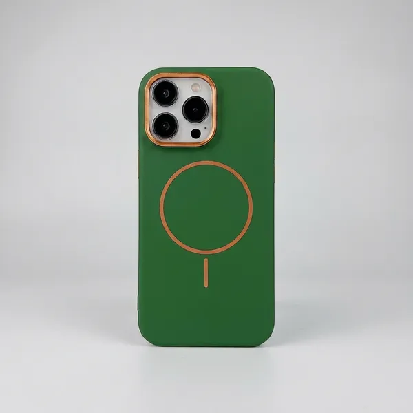 MagSafe_Compatible_iPhone_Case_with_Camera_Slider_-_Green_with_Gold_Accent_Pack_Of_3