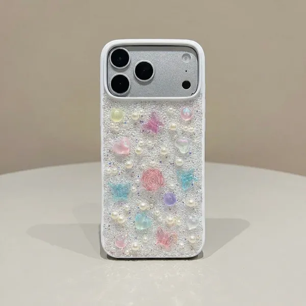 Glittery_Floral_Pearl_Phone_Case_with_Camera_Protection_Pack_Of_3