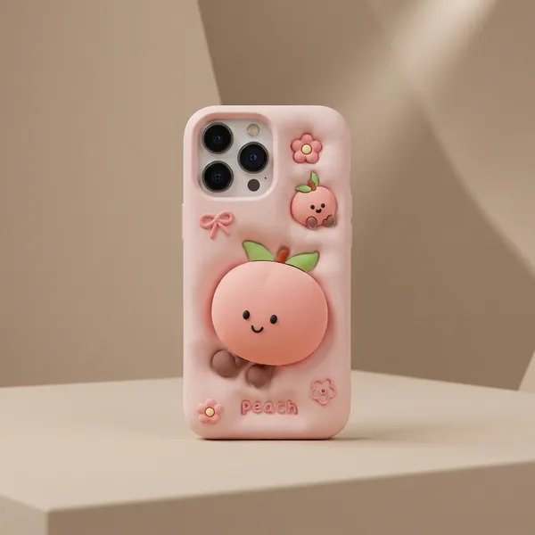 Cute_Peach_Phone_Case_with_3D_Fruit_Design_Pack_Of_3