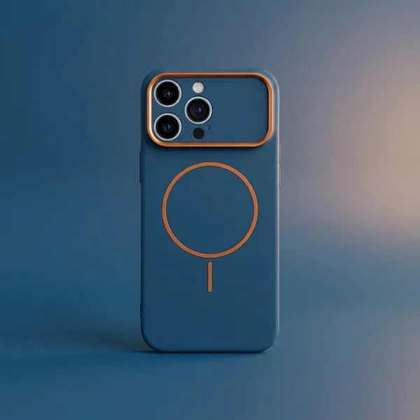 MagSafe_Compatible_iPhone_Case_with_Camera_Protection_-_Blue_with_Orange_Trim_Pack_Of_3