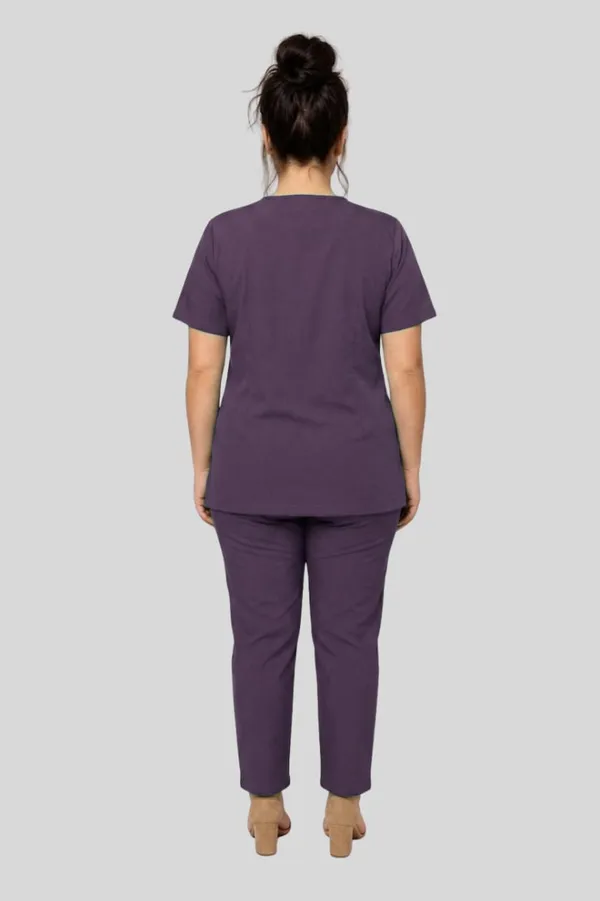 Purple_Medical_Scrub_Set_V_Neck_Top_And_Pants