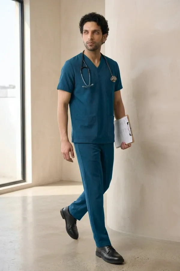 Peacock_Blue_Scrub_Suit_For_Men