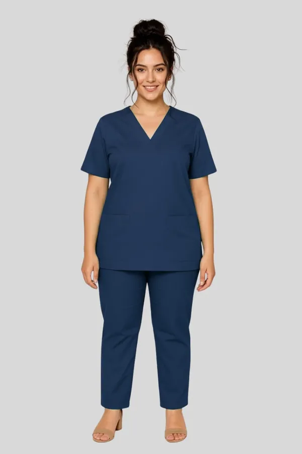 Professional_Navy_Blue_Medical_Scrub_Set_V_Neck_Top_&_Pants