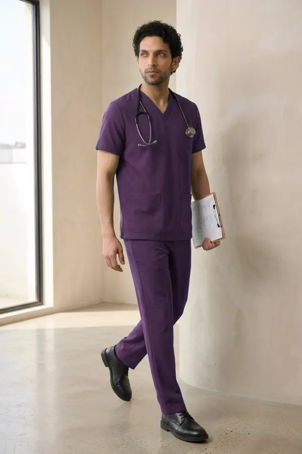 Wine_Scrub_Suit_For_Men