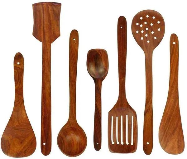 Bharatwoods_Premium_Wooden_Kitchen_Utensil_Set_|_7-Piece_Handcrafted_Cooking_Spoon_Set_|_Sheesham_Wood