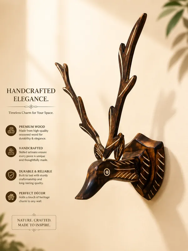 Handcrafted_Wooden_Deer_Head_Wall_Mount_Showpiece_For_Wall_Decoration_-_Small