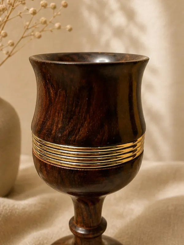 Handcrafted_Wooden_Goblet_With_Brass_Accent_Pack_Of_2