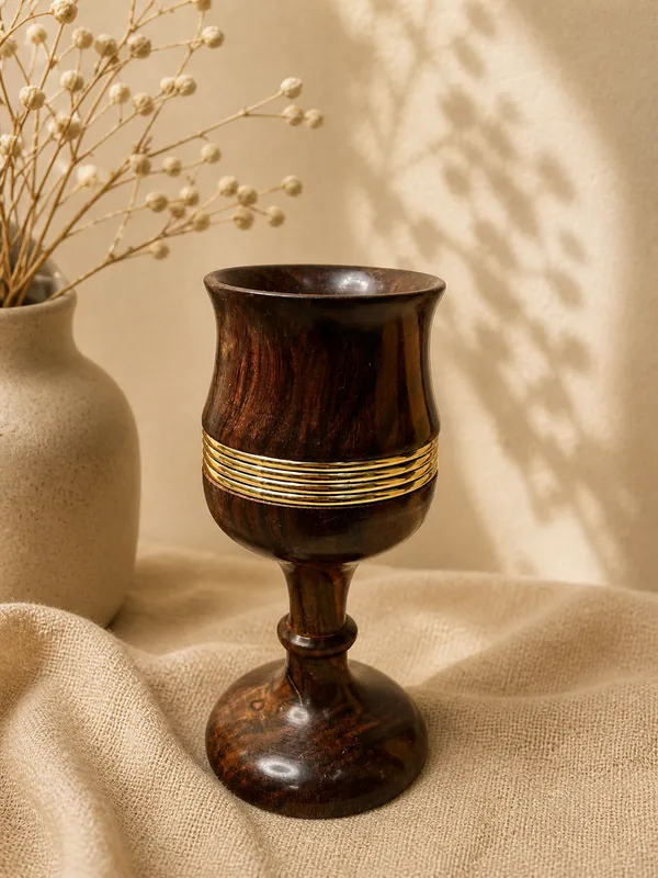 Handcrafted_Wooden_Goblet_With_Brass_Accent_Pack_Of_2