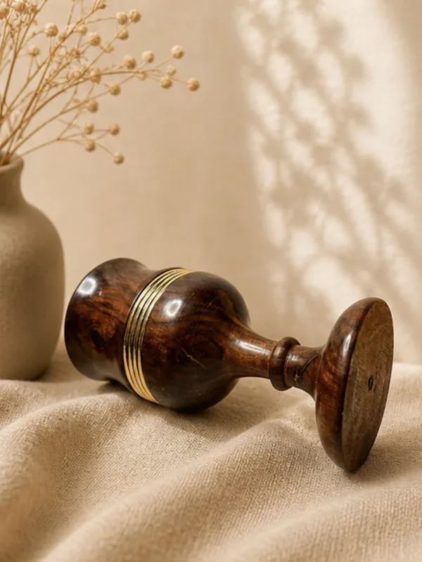 Handcrafted_Wooden_Goblet_With_Brass_Accent_Pack_Of_2