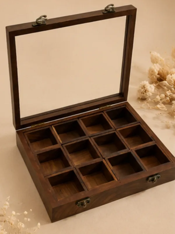Wooden_Table_Masala_Box_With_12_Compartments_And_Glass_Lid