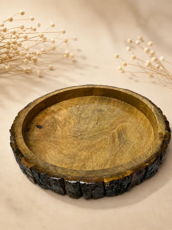 Handcrafted_Wooden_Tray_for_Decoration,_Dining_Room_Table_Wooden_Tray_for_Serving,_Dining_Table_Organizer,_Serving_Tray,_Centre_Table_Decor_for_Home_Kitchen_(Bakkal_Tray),_Round