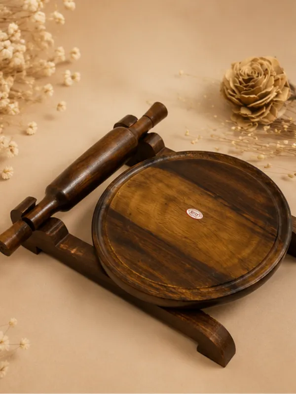 Wooden_Chakla_Belan_Set_with_Stand_Handcrafted_Roti_Rolling_Board_&_Pin_Solid_Wood_Kitchen_Tool_for_Chapati_Puri_&_More