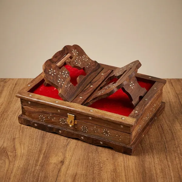 Wooden_Rehal_Box_–_Foldable_Holy_Book_Stand_Storage_Box_for_Quran,_Ramayan,_Bible,_Gita,_Guru_Granth_Sahib_–_Intricately_Carved,_Antique_Finish,_Ideal_Gift_&_Decor_(Brass_Inlay_Design)