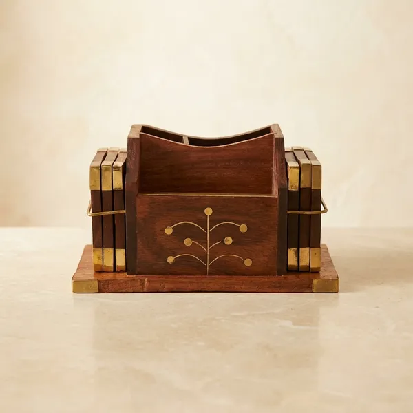 Wooden_Desk_Organizer_With_Brass_Accents_And_Floral_Inlay_Design