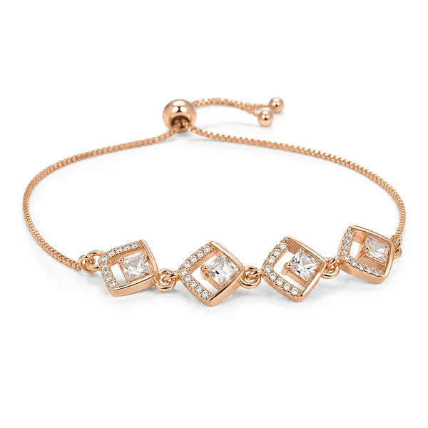 Gold_&_White_Demi_Fine_Bracelet_For_Women
