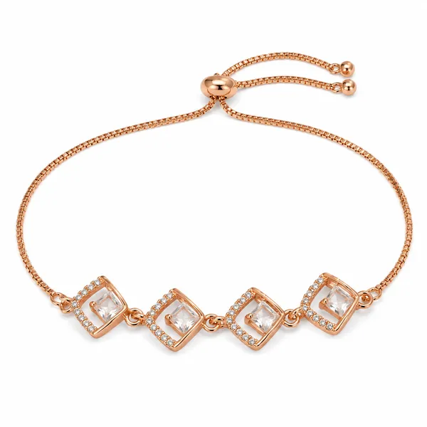 Gold_&_White_Demi_Fine_Bracelet_For_Women