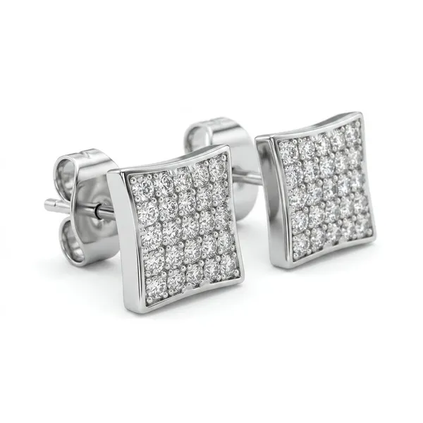 Silver_Demi_Fine_Stud_Earrings_For_Men