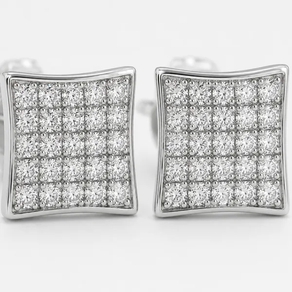 Silver_Demi_Fine_Stud_Earrings_For_Men