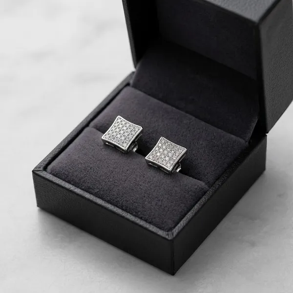 Silver_Demi_Fine_Stud_Earrings_For_Men