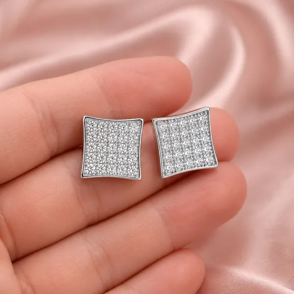 Silver_Demi_Fine_Stud_Earrings_For_Men