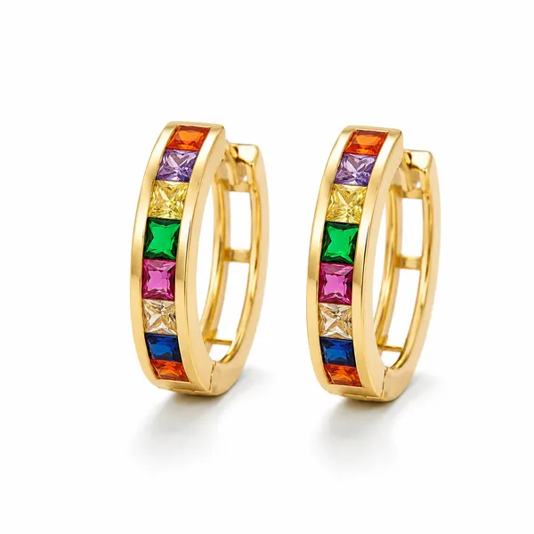 Multicolor_Demi_Fine_Huggie_Hoop_Earrings_For_Women