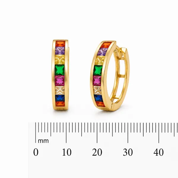 Multicolor_Demi_Fine_Huggie_Hoop_Earrings_For_Women