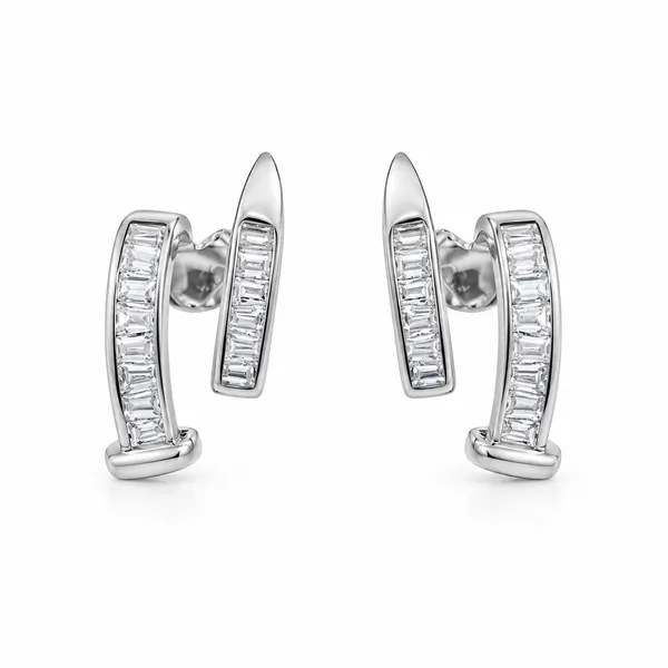 Silver_Tone_&_Clear_Crystal_White__Demi_Fine_Stud_Earrings_For_Women