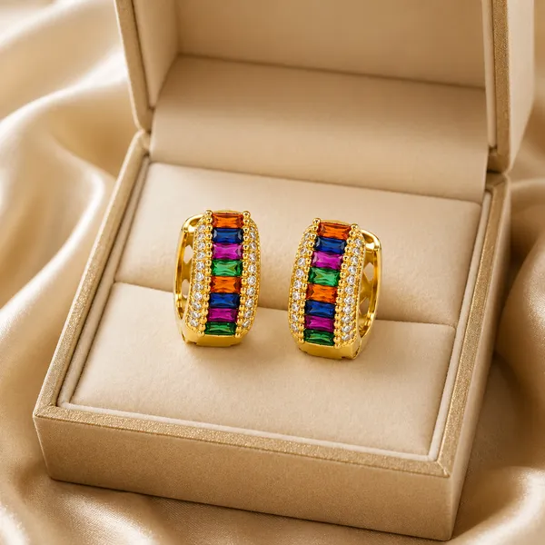 Multicolor_Demi_Fine_Huggie_Hoop_Earrings_For_Women