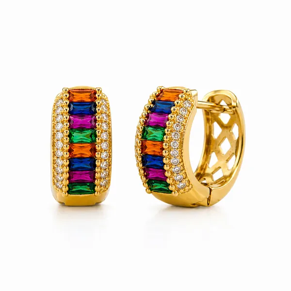 Multicolor_Demi_Fine_Huggie_Hoop_Earrings_For_Women