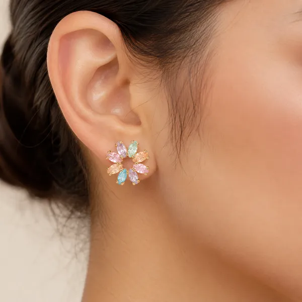 Multicolor_Demi_Fine_Stud_Earrings_For_Women
