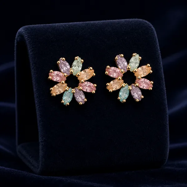 Multicolor_Demi_Fine_Stud_Earrings_For_Women