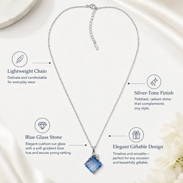 Blue_&_Silver_Demi_Fine_Pendant_Necklace_For_Women