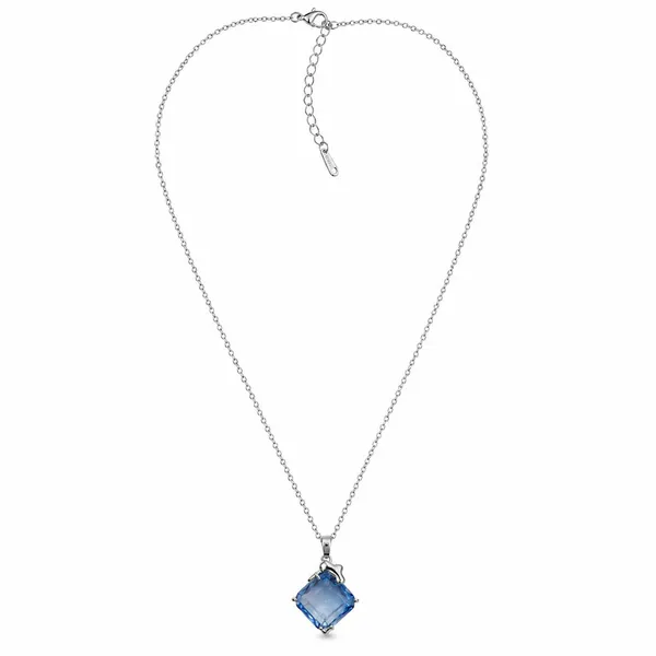 Blue_&_Silver_Demi_Fine_Pendant_Necklace_For_Women
