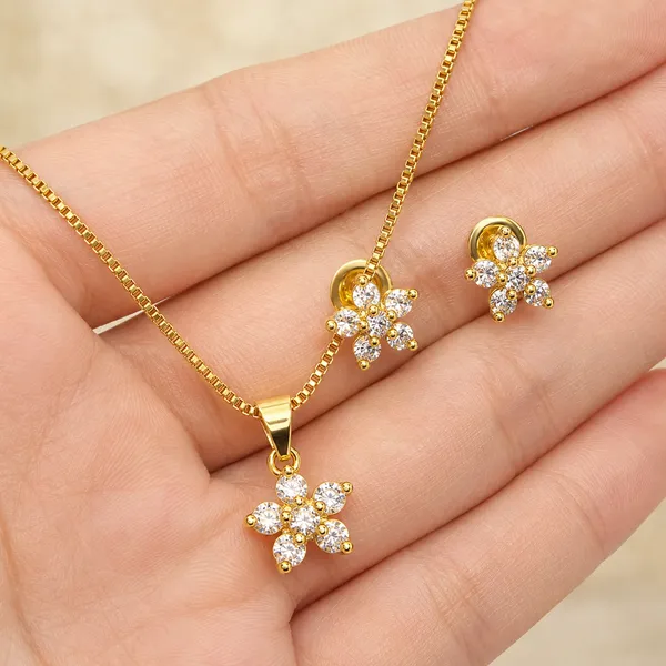 Gold_&_White_Demi_Fine_Jewelry_Set_For_Women