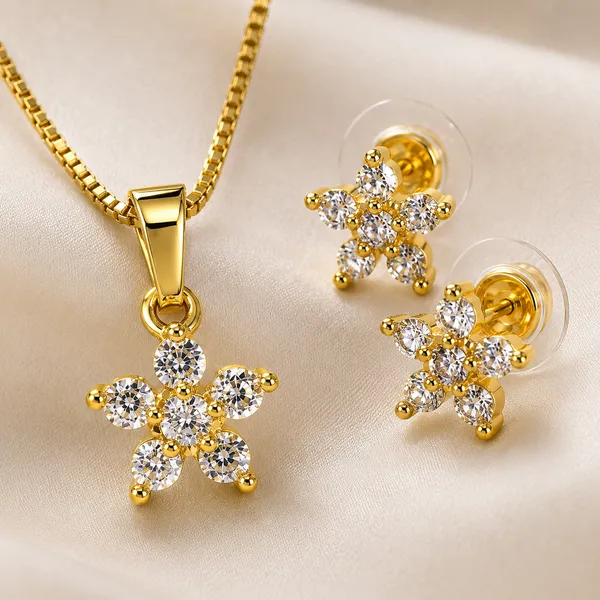 Gold_&_White_Demi_Fine_Jewelry_Set_For_Women