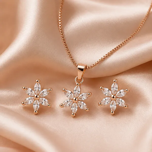 Gold_&_White_Demi_Fine_Jewelry_Set_For_Women