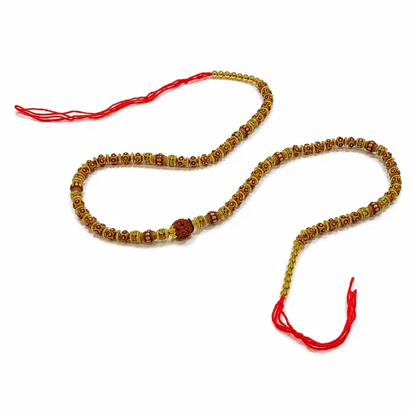 Rudraksha_Beaded_Red_Thread_Rakhi_for_Brother