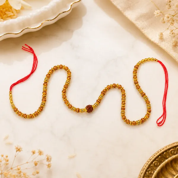 Traditional_Rudraksha_Beaded_Red_Thread_Rakhi_for_Brother