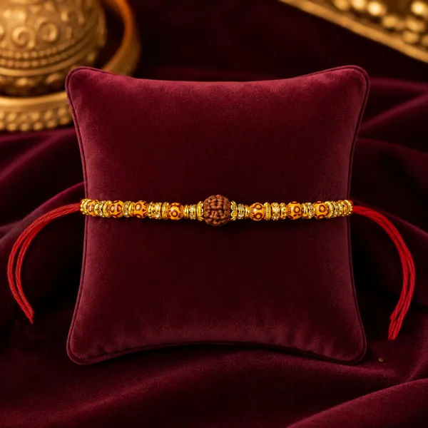 Traditional_Rudraksha_Beaded_Red_Thread_Rakhi_for_Brother
