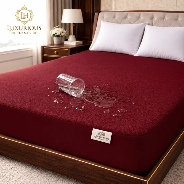 Mattress_Protector_100_Terry_Cotton_Bed_Protector_Waterproof_For_Baby_Elastic_Fitted_Waterproof_Mattress_Protector_Double_Bed_Breathable_Bed_Cover_Mattress_Cover_Double_Bed_6_Coffee_200_Gsm