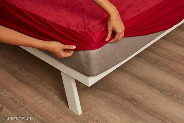 Mattress_Protector_100_Terry_Cotton_Bed_Protector_Waterproof_For_Baby_Elastic_Fitted_Waterproof_Mattress_Protector_Double_Bed_Breathable_Bed_Cover_Mattress_Cover_Double_Bed