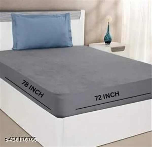 Mattress_Protector_100_Terry_Cotton_Bed_Protector_Waterproof_For_Baby_Elastic_Fitted_Waterproof_Mattress_Protector_Double_Bed_Breathable_Bed_Cover_Mattress_Cover_Double_Bed