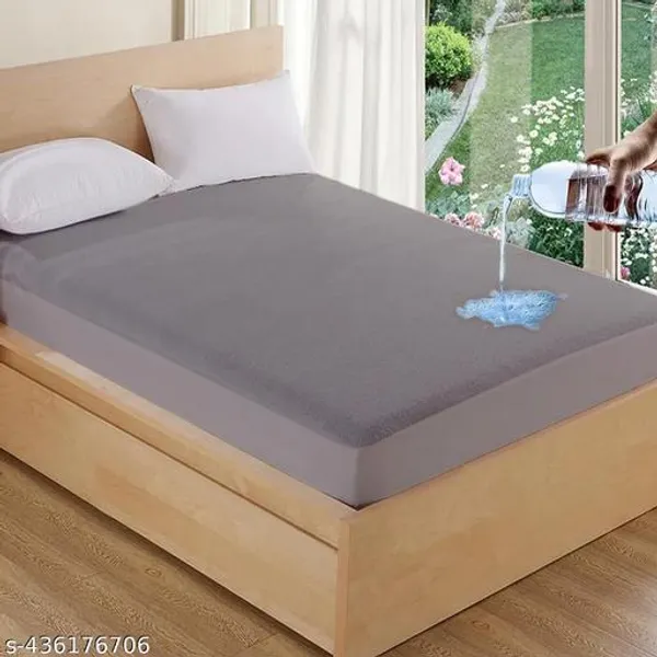 Mattress_Protector_100_Terry_Cotton_Bed_Protector_Waterproof_For_Baby_Elastic_Fitted_Waterproof_Mattress_Protector_Double_Bed_Breathable_Bed_Cover_Mattress_Cover_Double_Bed