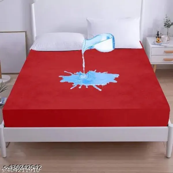 Mattress_Protector_100_Terry_Cotton_Bed_Protector_Waterproof_For_Baby_Elastic_Fitted_Waterproof_Mattress_Protector_Double_Bed_Breathable_Bed_Cover_Mattress_Cover_Double_Bed