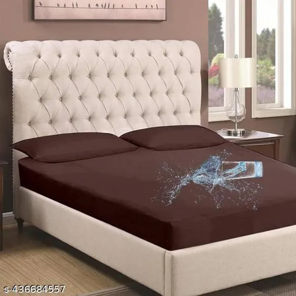 Mattress_Protector_100_Terry_Cotton_Bed_Protector_Waterproof_For_Baby_Elastic_Fitted_Waterproof_Mattress_Protector_Double_Bed_Breathable_Bed_Cover_Mattress_Cover_Double_Bed_6_Coffee_200_Gsm