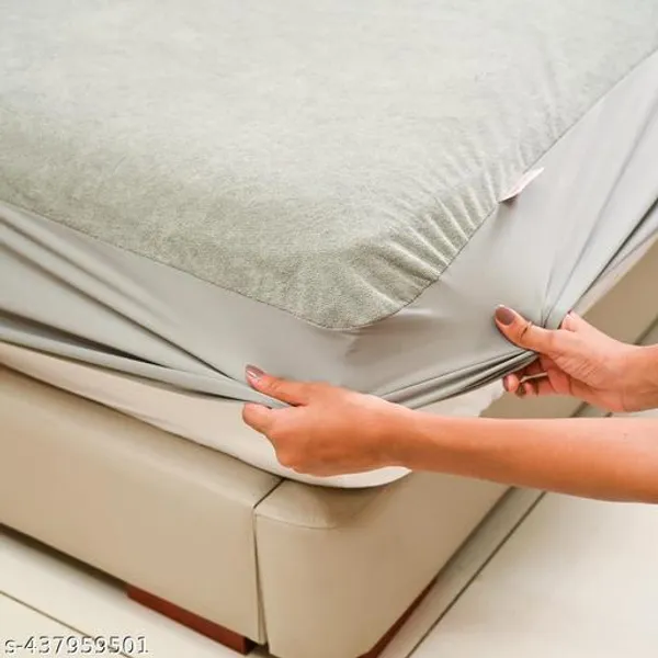 Mattress_Protector_100_Terry_Cotton_Bed_Protector_Waterproof_For_Baby_Elastic_Fitted_Waterproof_Mattress_Protector_Double_Bed_Breathable_Bed_Cover_Mattress_Cover_Double_Bed