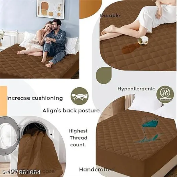 Luxurious_Homes_Quilted_150Gsm_Waterproof_Fitted_Bed_Ultra_Soft_Hypoallergenic_Mattress_Protector_With_Elastic_Strap