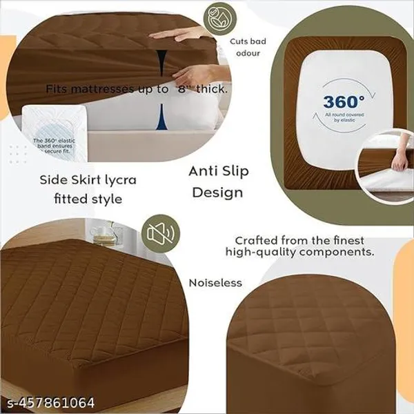 Luxurious_Homes_Quilted_150Gsm_Waterproof_Fitted_Bed_Ultra_Soft_Hypoallergenic_Mattress_Protector_With_Elastic_Strap