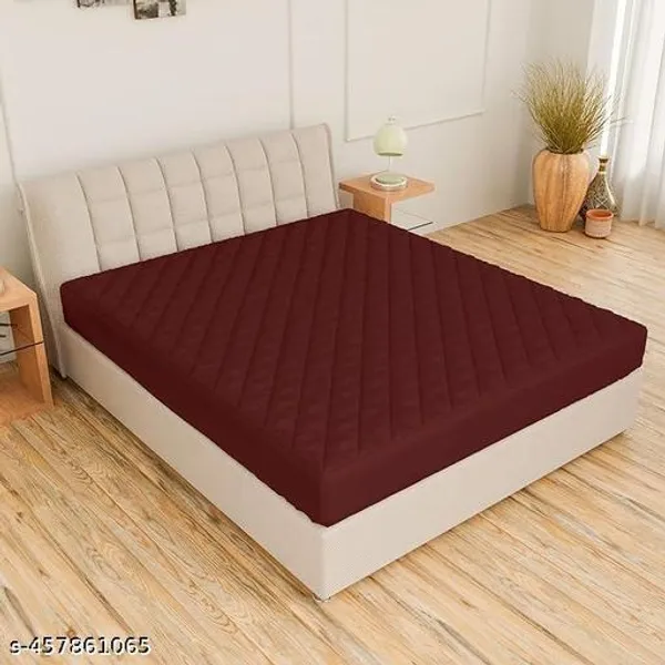 Luxurious_Homes_Quilted_150Gsm_Waterproof_Fitted_Bed_Ultra_Soft_Hypoallergenic_Mattress_Protector_With_Elastic_Strap