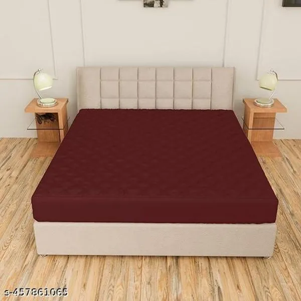 Luxurious_Homes_Quilted_150Gsm_Waterproof_Fitted_Bed_Ultra_Soft_Hypoallergenic_Mattress_Protector_With_Elastic_Strap